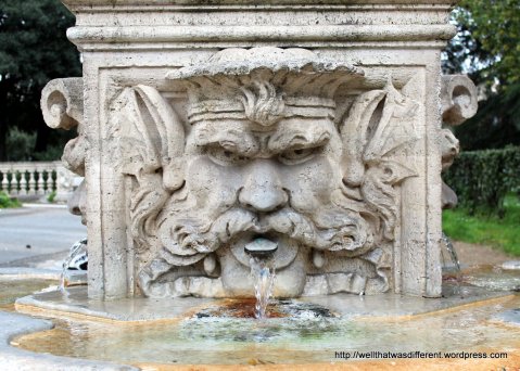 Fountain at the Borghese gardens