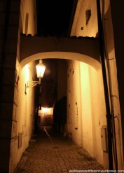 Hidden alleys.