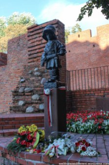 Monument to the child soldiers of the Warsaw Uprising.