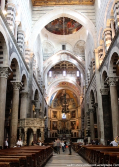 Inside the Duomo.